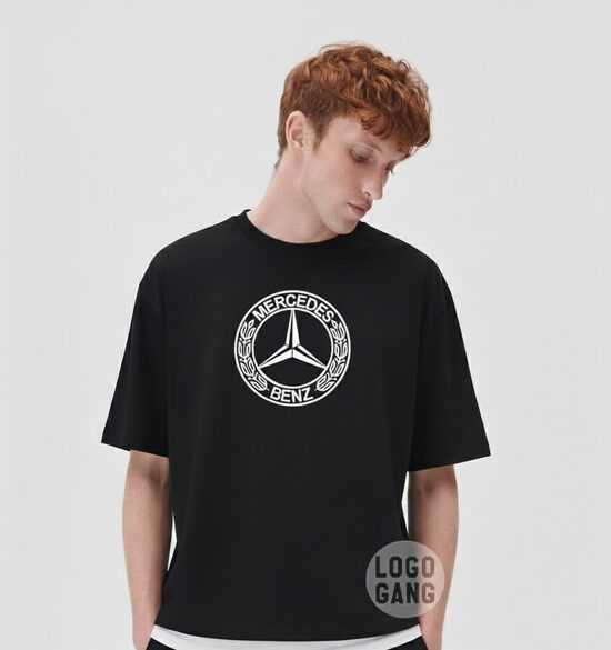 Mercedes Benz marškinėliai retro old school